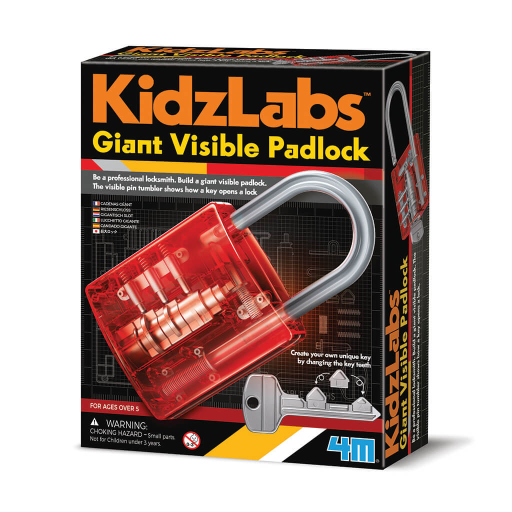 Giant Visible Padlock Kit - KidzLabs