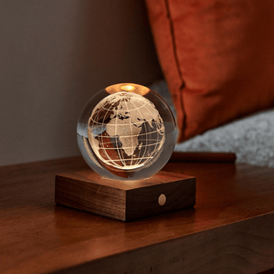 Globe Amber Crystal Light - Gingko Design