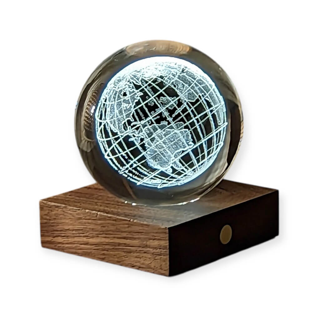 Globe Amber Crystal Light - Gingko Design