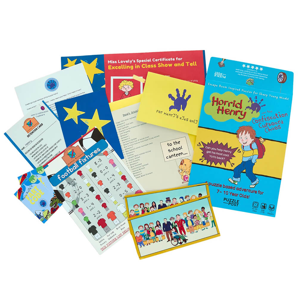 Horrid Henry and the Confiscation Cupboard Chaos: A Puzzle-Based Adventure of 7-10 Year Olds - Puzzle Post