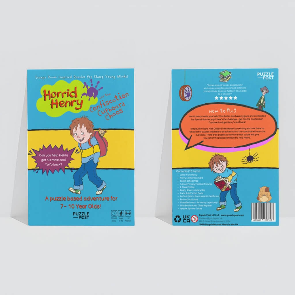 Horrid Henry and the Confiscation Cupboard Chaos: A Puzzle-Based Adventure of 7-10 Year Olds - Puzzle Post