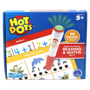 Hot Dots Learn at Home Reading & Maths Set 2 - Learning Resources