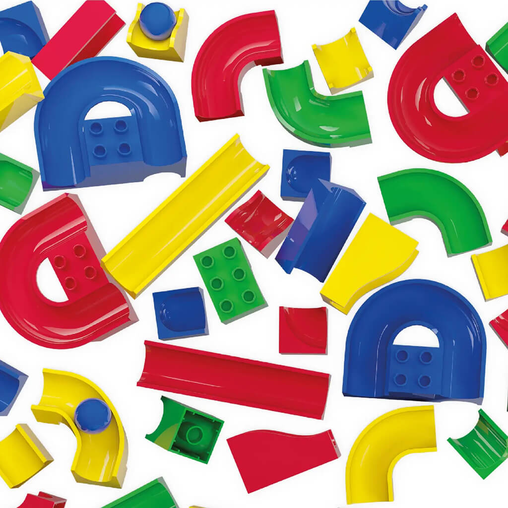 128 Piece Run Elements Set - Hubelino (128 Pieces) (DAMAGED BOX)