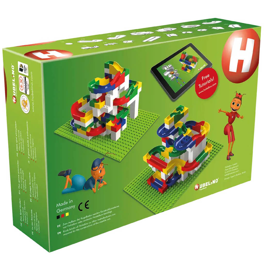 128 Piece Run Elements Set - Hubelino (128 Pieces) (DAMAGED BOX)