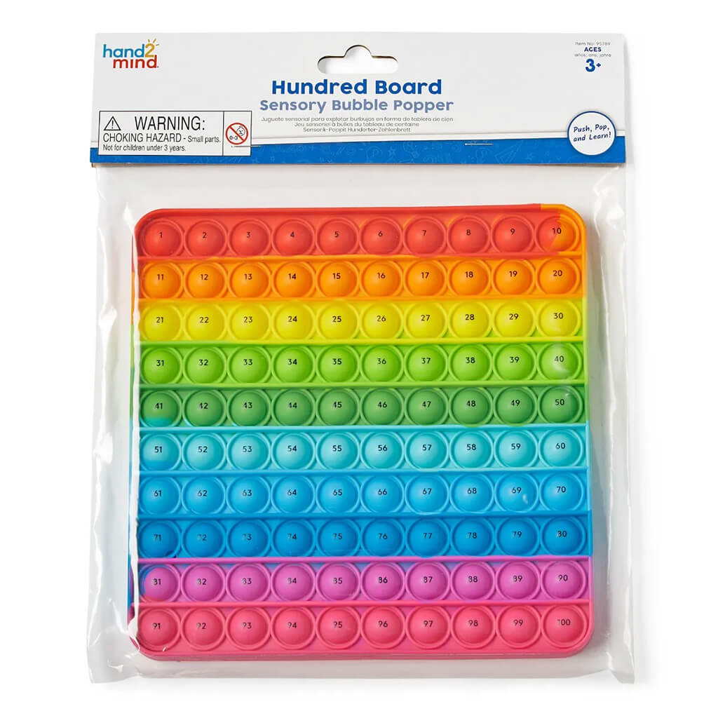 Hundred Board Sensory Bubble Popper - Learning Resources