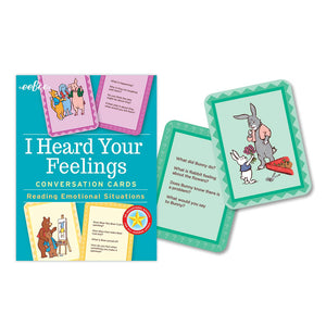 I Heard Your Feelings: Conversation Cards for Emotional Literacy - eeBoo