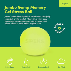 Jumbo Gump: the Memory Gel Stress Ball - Speks