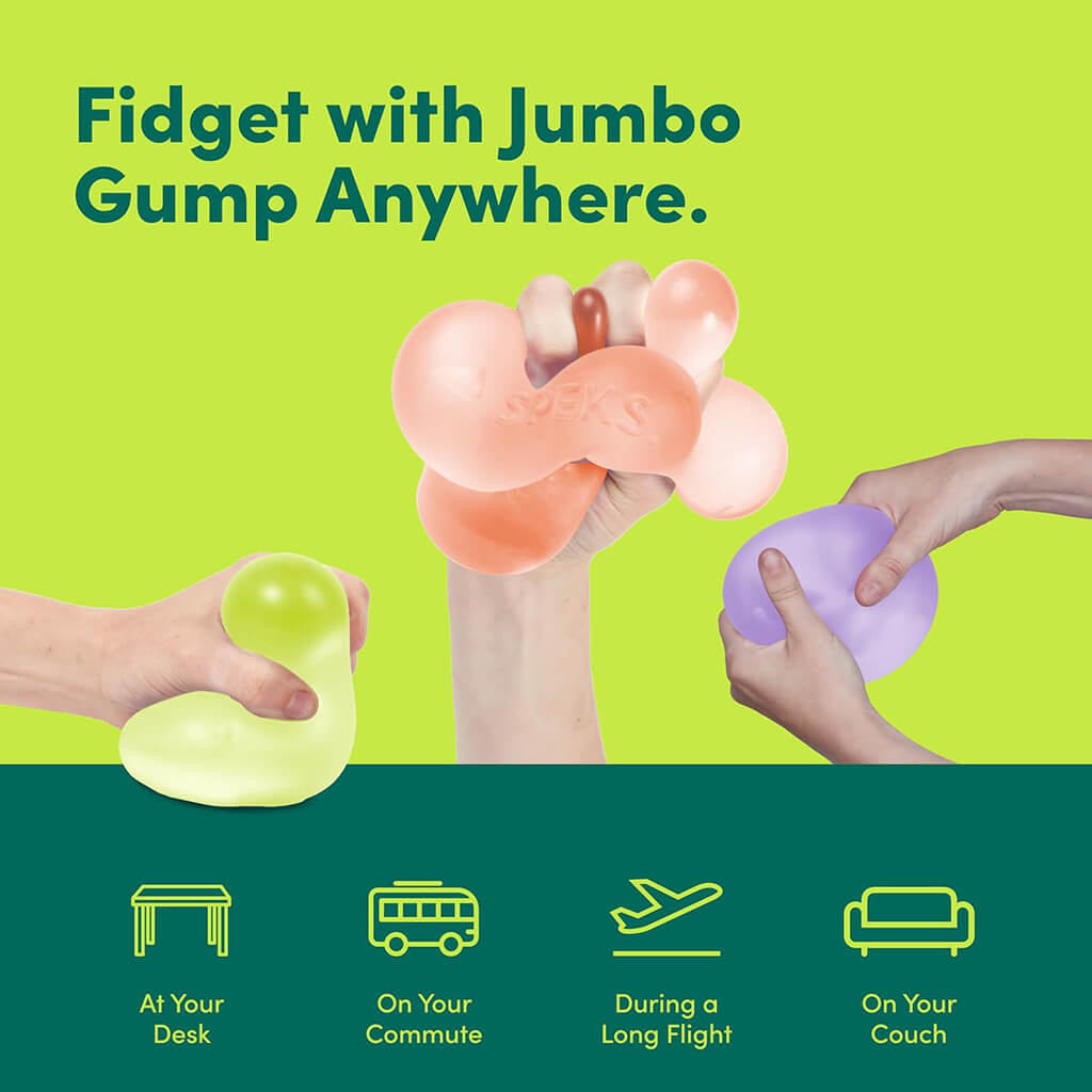 Jumbo Gump: the Memory Gel Stress Ball - Speks
