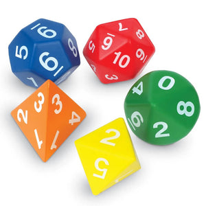 Jumbo Polyhedral Dice - Learning Resources