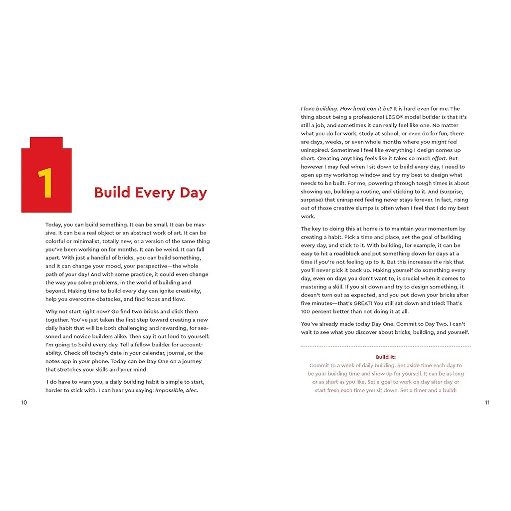 Lego Build Every Day (Hardback)