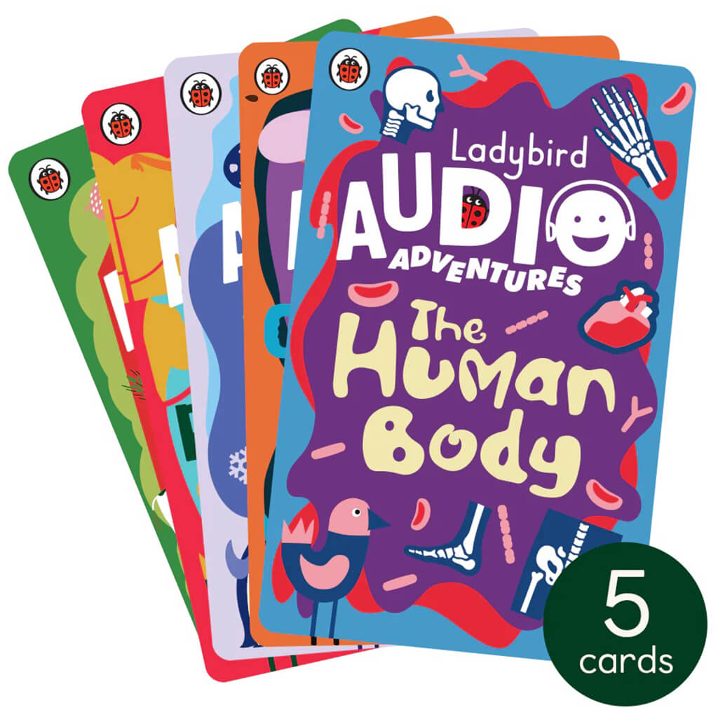 Ladybird Audio Adventures Volume 2 - Cards for Yoto Player / Mini (5 Cards)