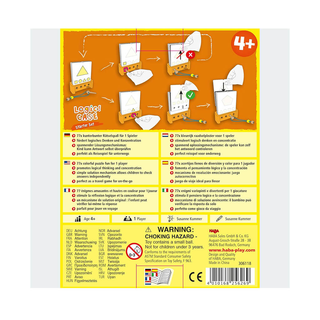 Logic Case Starter Set 4+ - Haba
