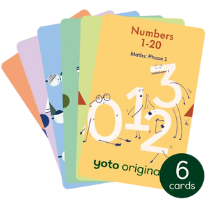 Maths Phase 1 - Cards for Yoto Player / Mini (6 Cards)