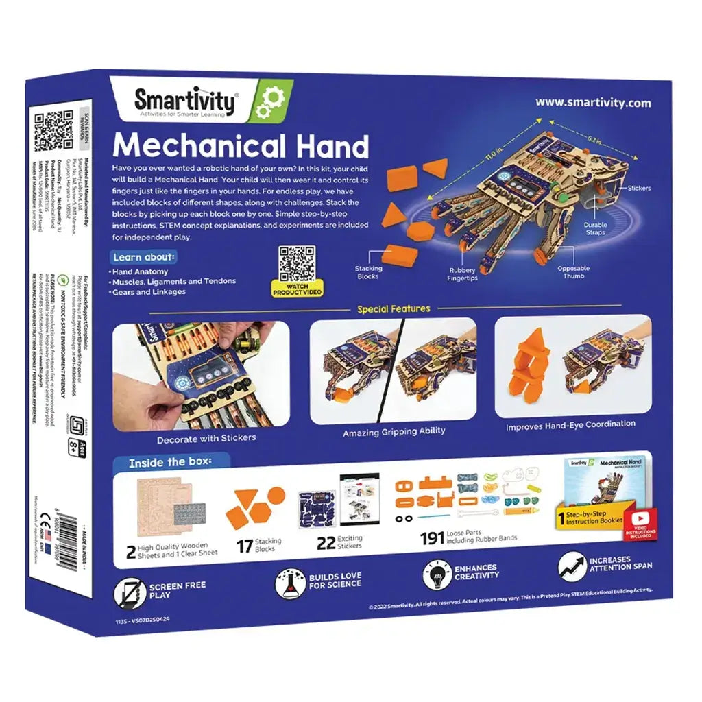 Mechanical Hand STEM Kit - Smartivity