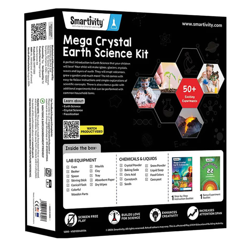 Mega Crystal Earth Science Kit - Smartivity