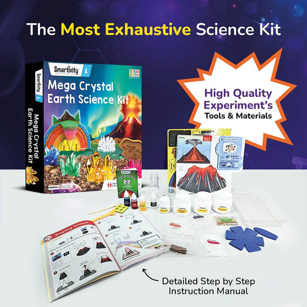 Mega Crystal Earth Science Kit - Smartivity