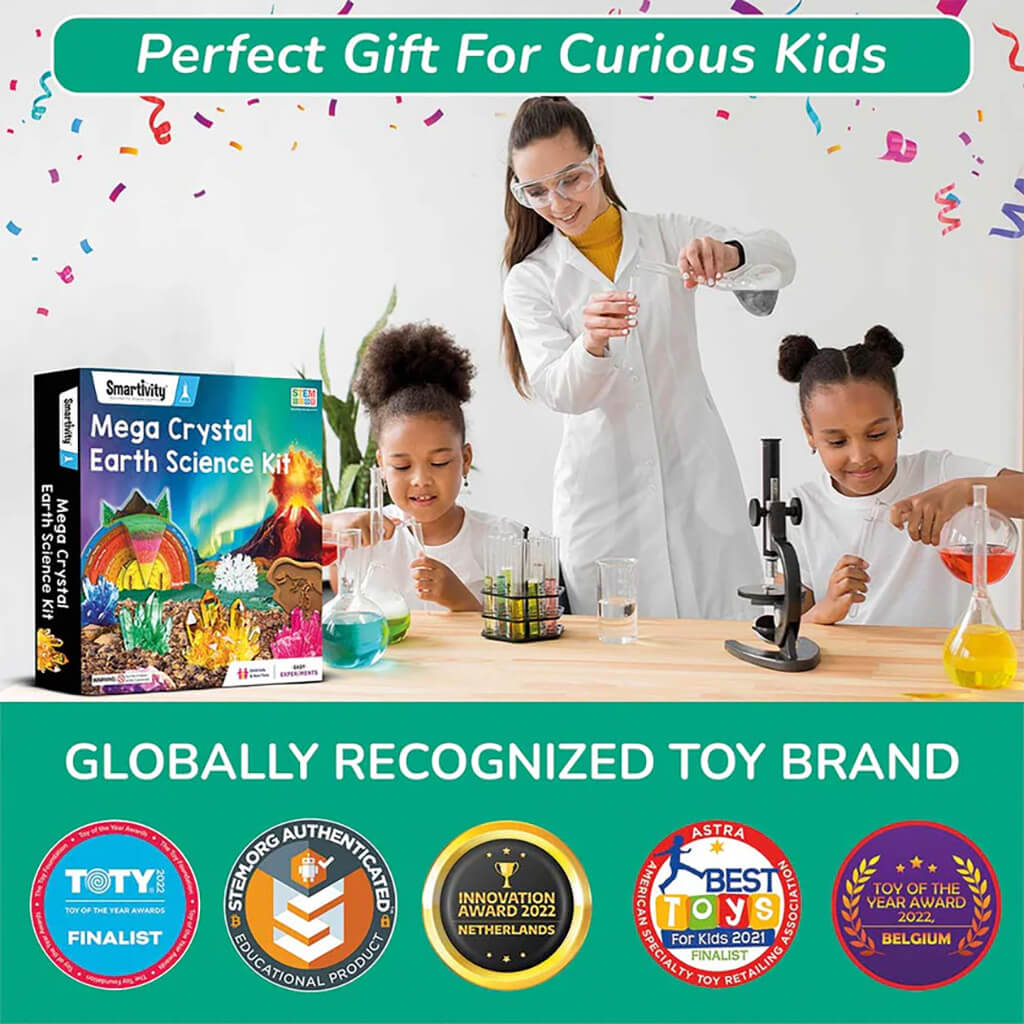 Mega Crystal Earth Science Kit - Smartivity