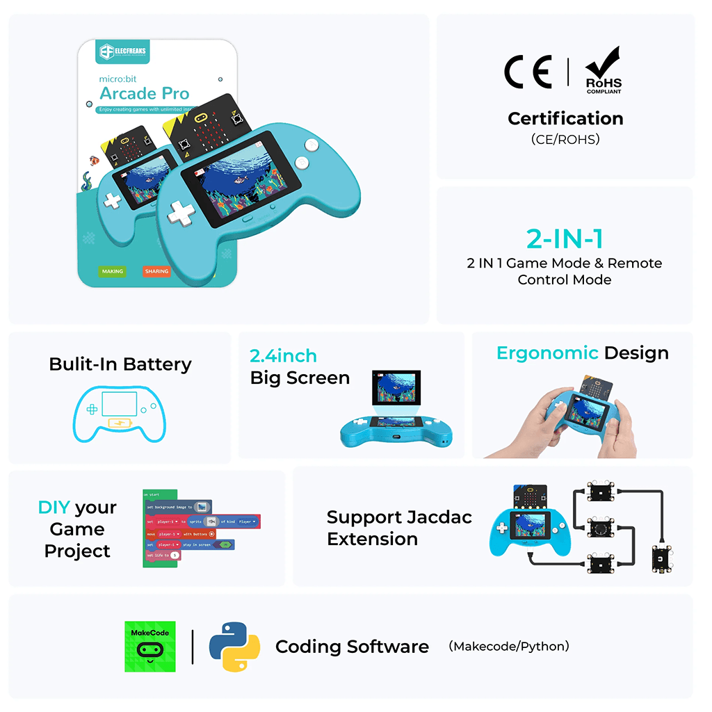 Arcade Pro with micro:bit - ELECFREAKS