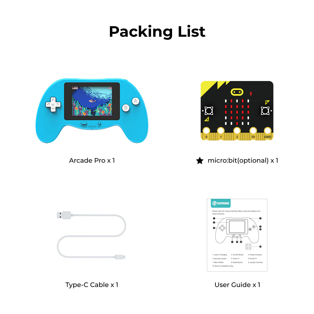 Arcade Pro with micro:bit - ELECFREAKS