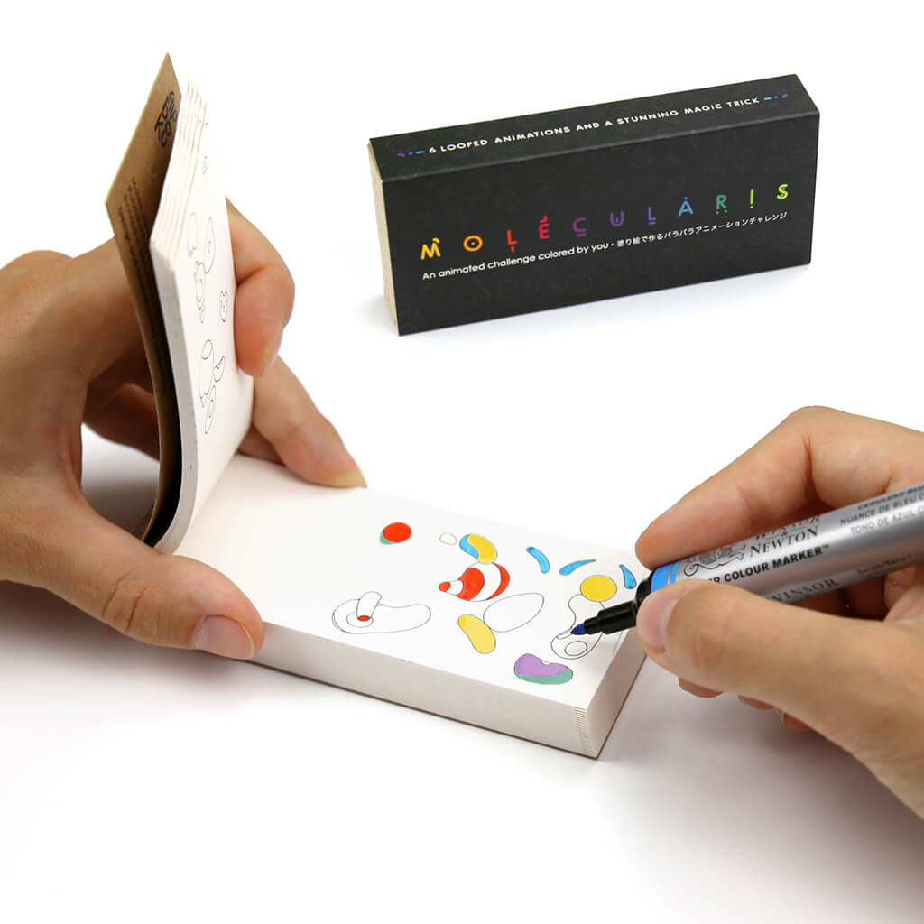 Molecularis Colouring Flipbook - Flipboku