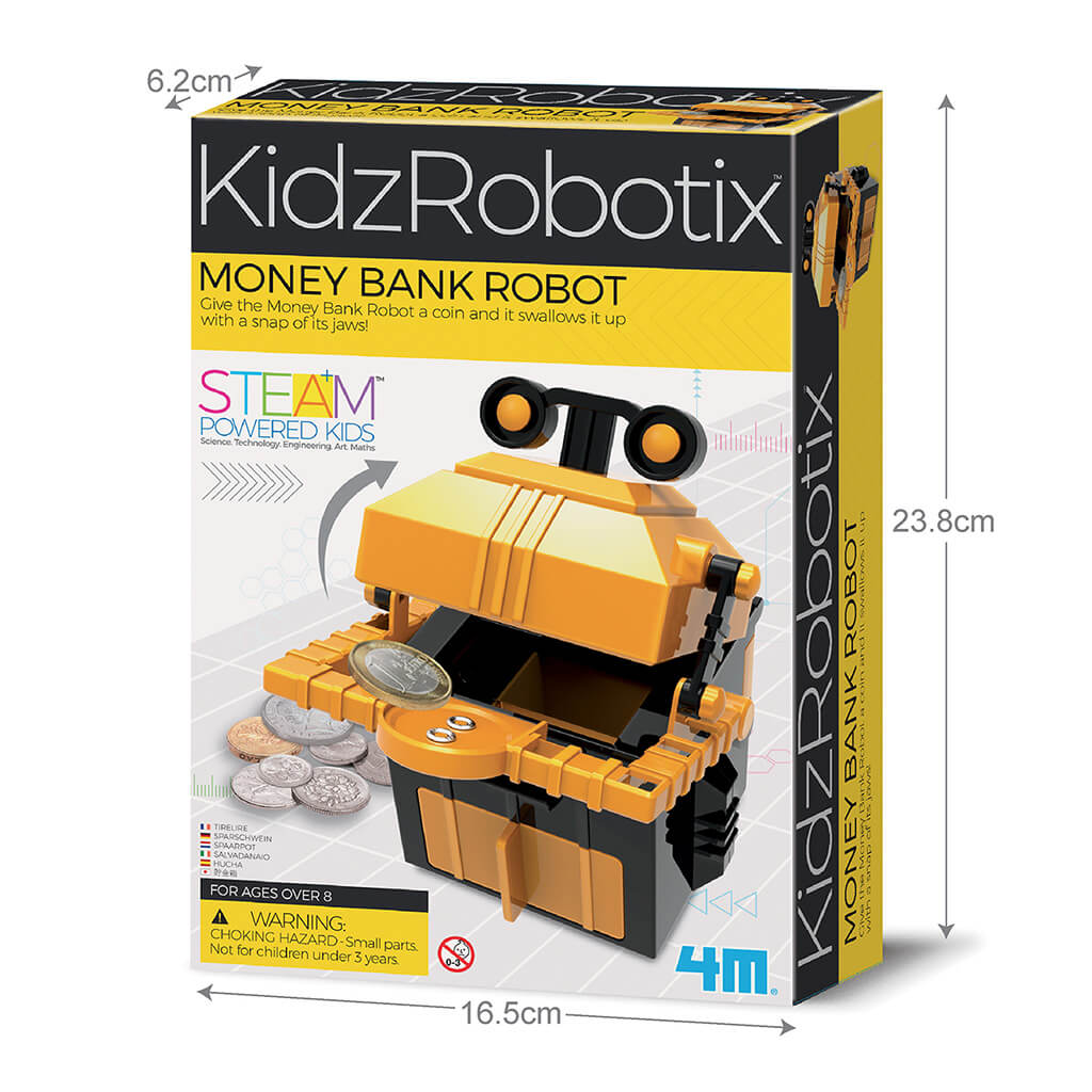 Money Bank Robot Kit - KidzRobotix