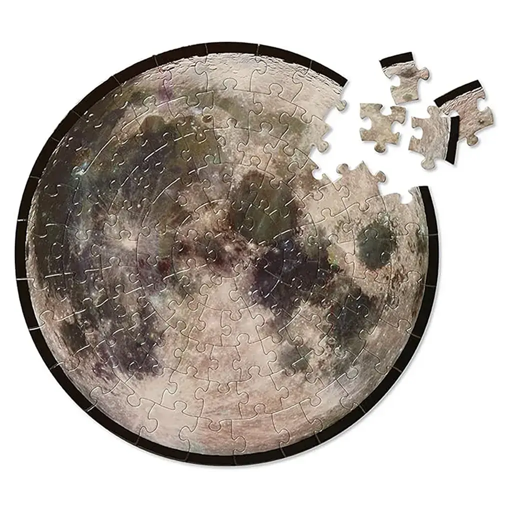 Moon Nasa Jigsaw Puzzle in a Tin (100 Pieces) - Crocodile Creek