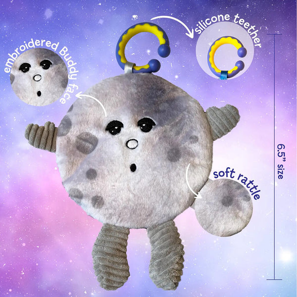 Celestial Buddies Crunch Bunch Moon Baby Toy Steam Rocket Fun