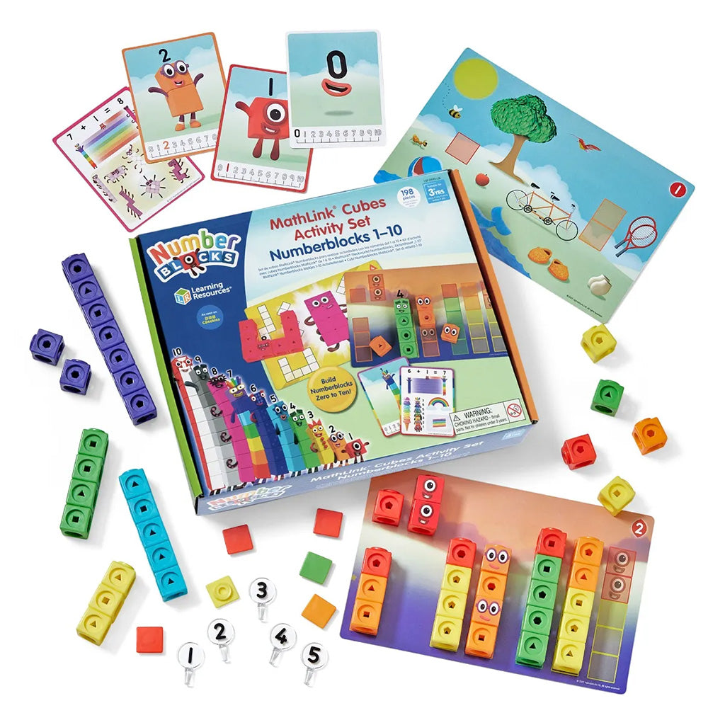 Numberblocks Mathlink Maths Cubes 1-10 Early Years Activity Set - Learning Resources