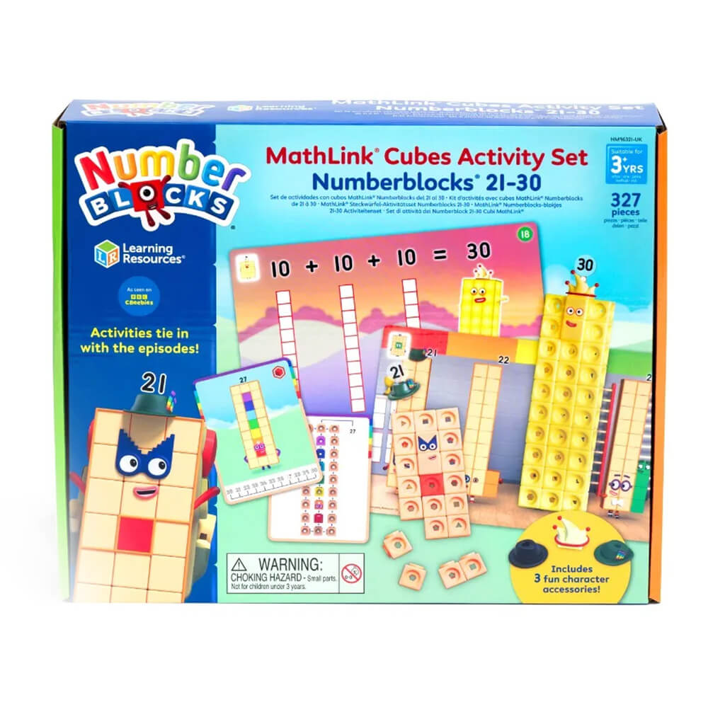 Numberblocks Mathlink Maths Cubes 21-30 Activity Set | Steam Rocket ...