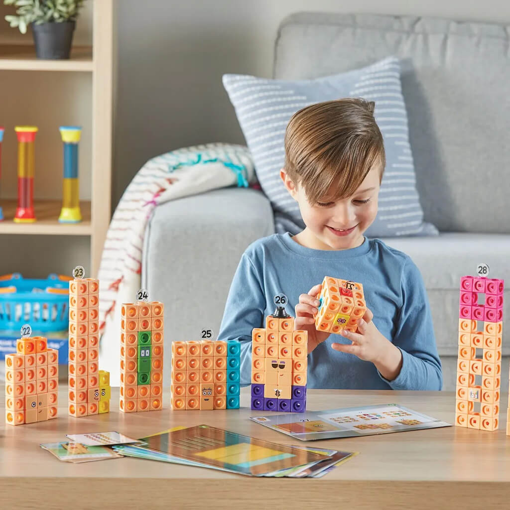 Number Cube Rocket Numberblocks Mathlink Maths Cubes 21-30 Activity Set | Steam Rocket ...
