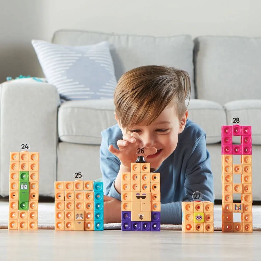 Number Cube Rocket Numberblocks Mathlink Maths Cubes 21-30 Activity Set | Steam Rocket ...