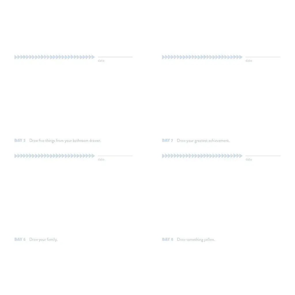 One Drawing A Day - A Yearlong Sketchbook For Finding Your Creative Voice (Hardback)