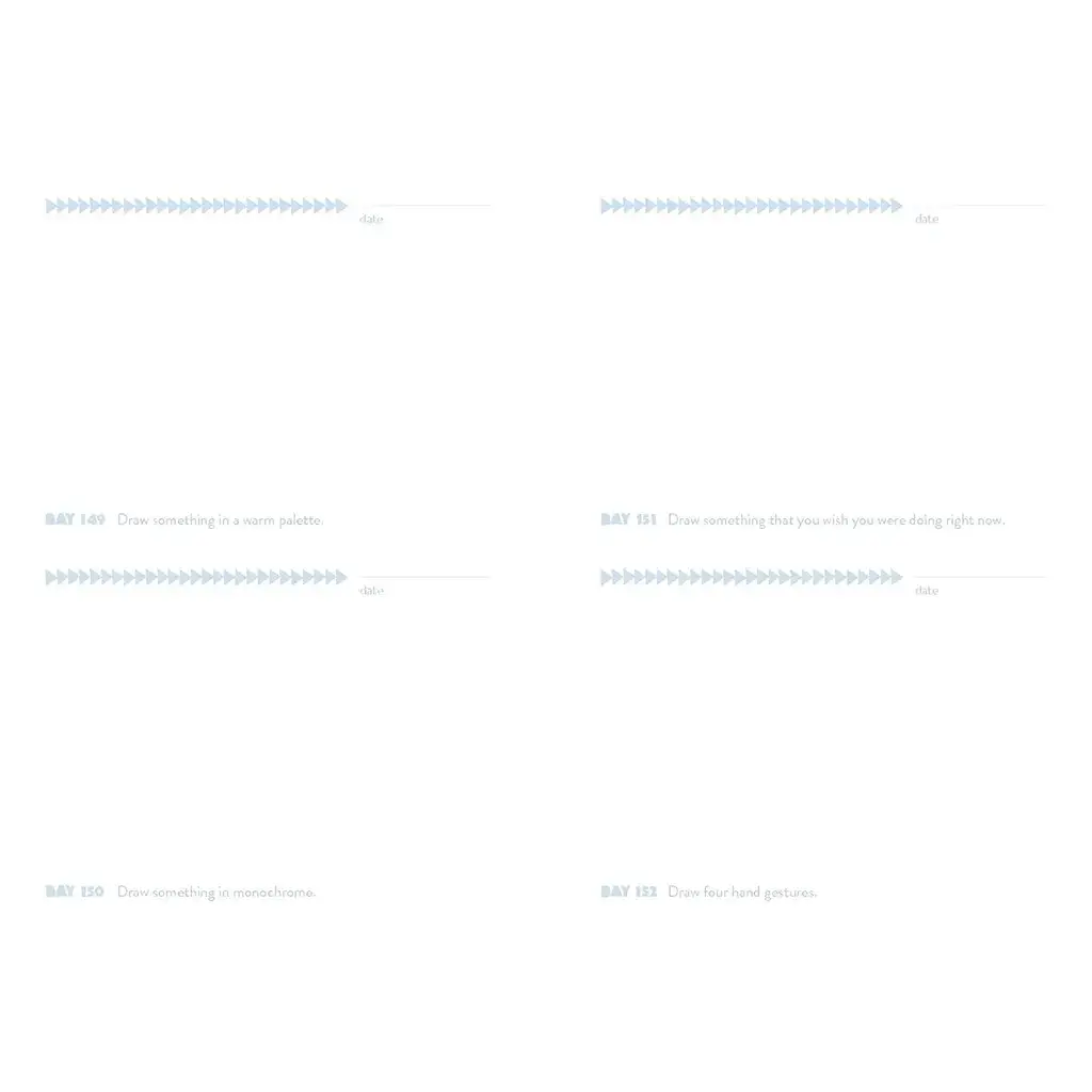 One Drawing A Day - A Yearlong Sketchbook For Finding Your Creative Voice (Hardback)