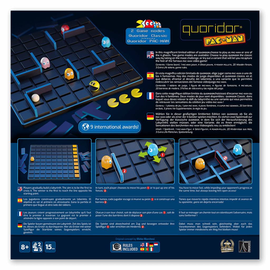 Pac-Man Quoridor Game - Gigamic