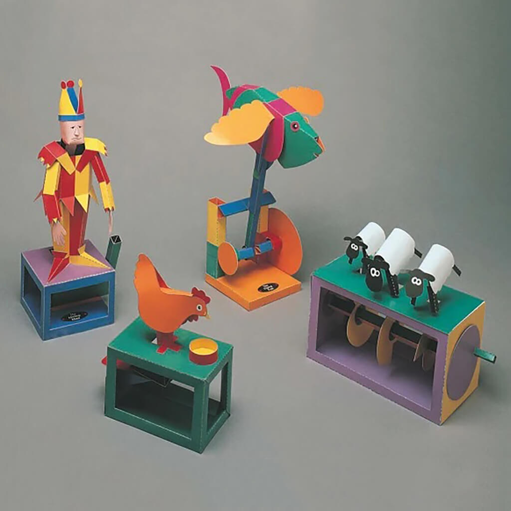 Paper Automata: A Cut Out and Make Book by Tarquin | Steam Rocket | Fun ...