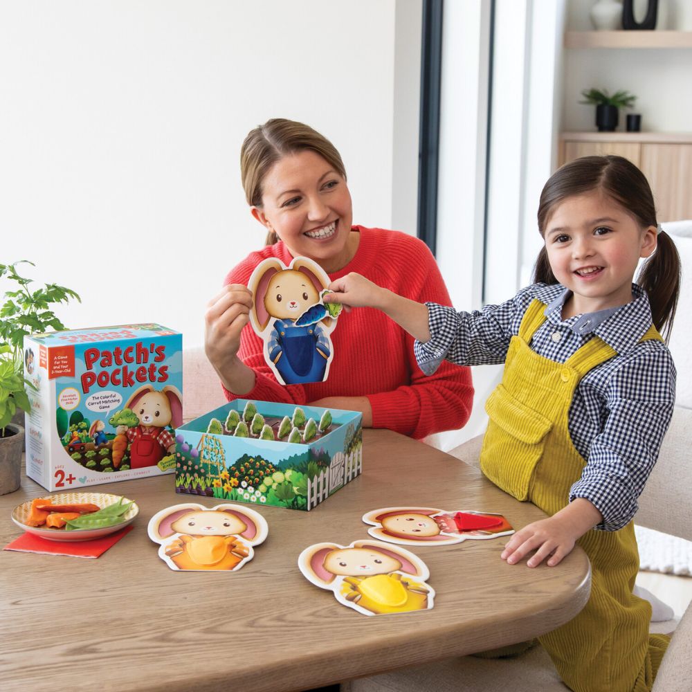 Patch's Pockets: A Colourful Carrot-Matching Game for You and Your Two-Year Old - Peaceable Kingdom