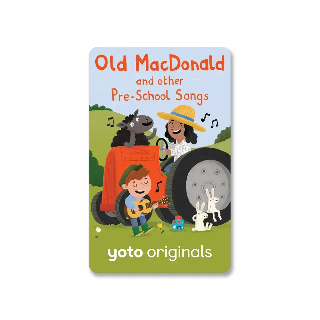 Pre-School Songs Pack - Cards for Yoto Player / Mini (3 Cards)