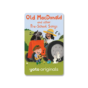 Pre-School Songs Pack - Cards for Yoto Player / Mini (3 Cards)