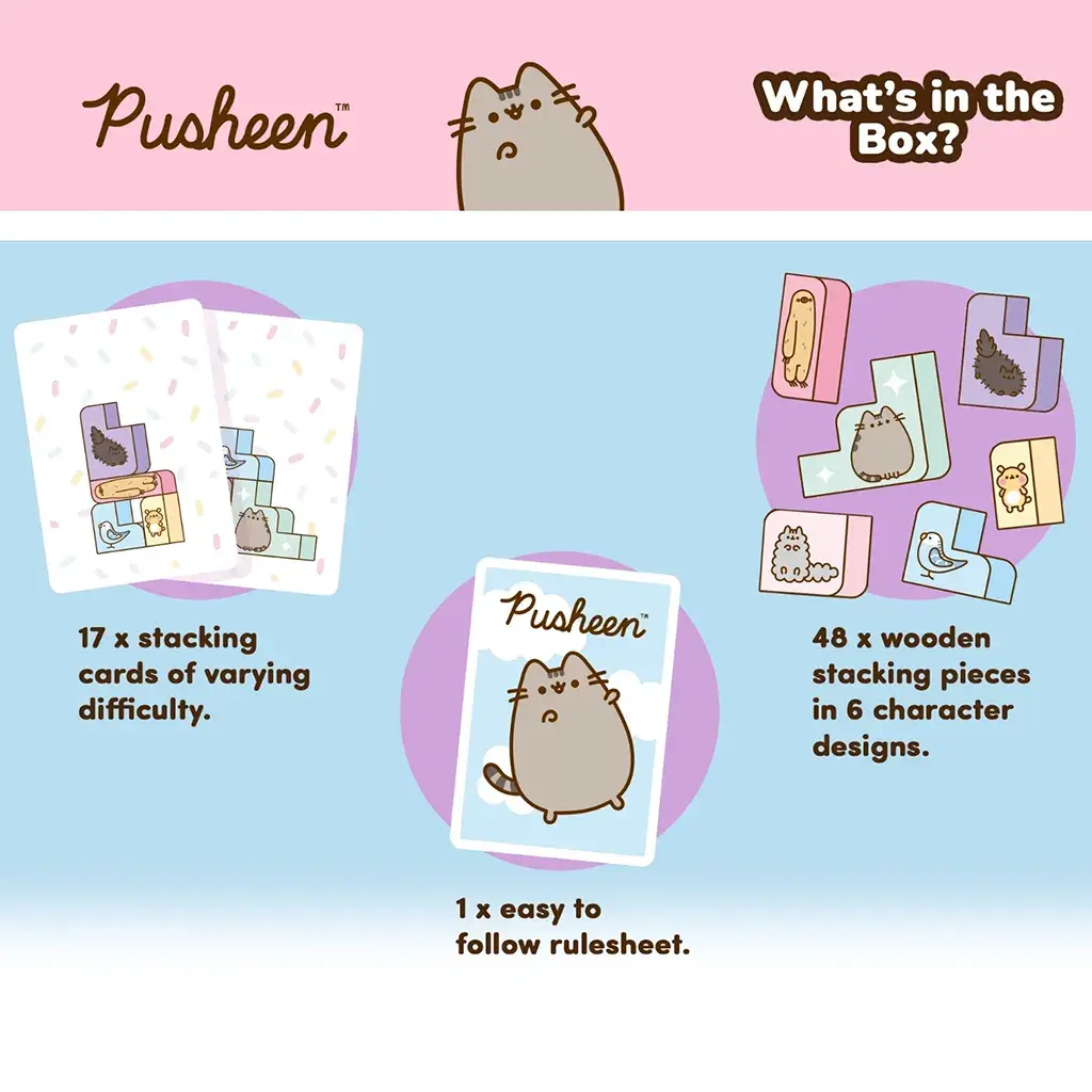 Pusheen Cat Stacking Game - Alley Cat Games