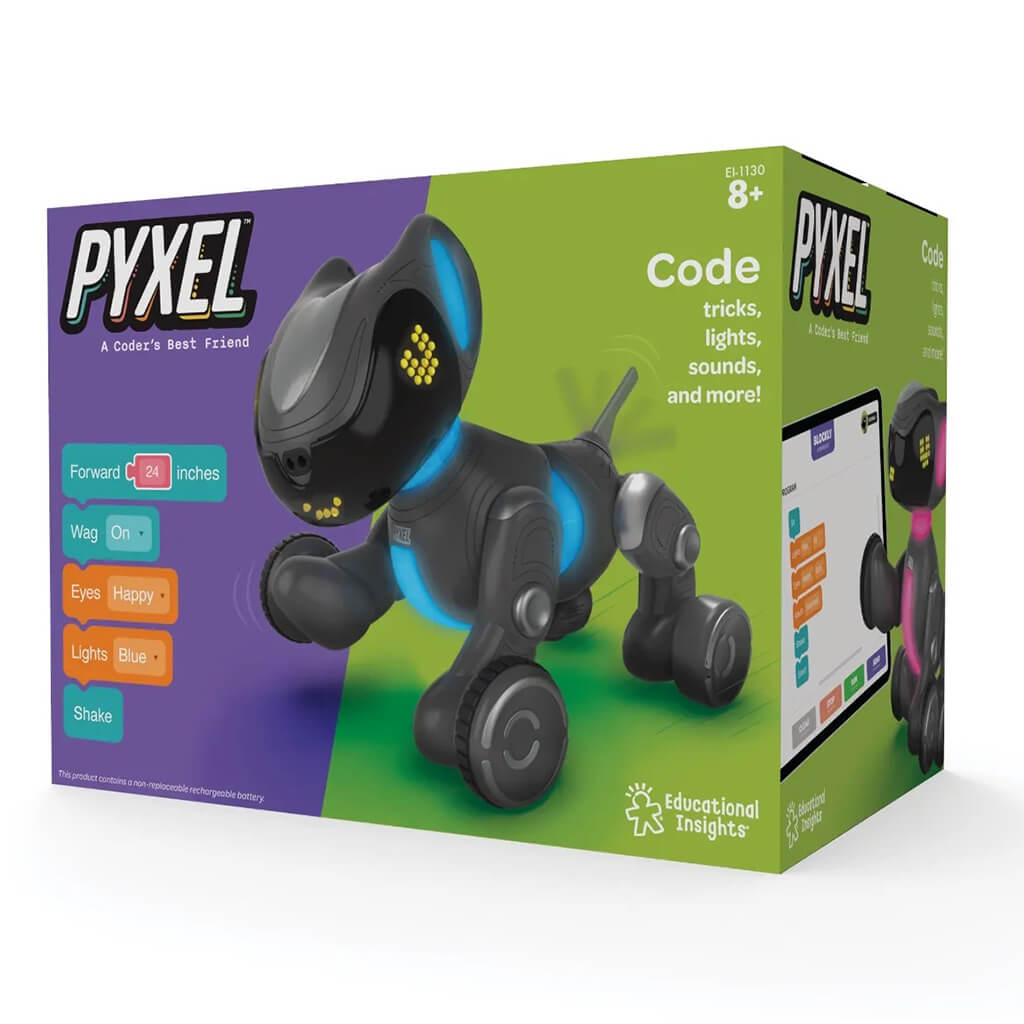 Pyxel Coding Robot Toy | Steam Rocket | Fun Educational Toys & Games