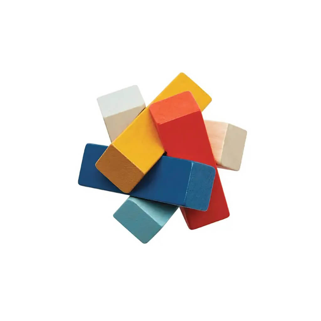 Rectangular Puzzle Wooden Game - PlanToys