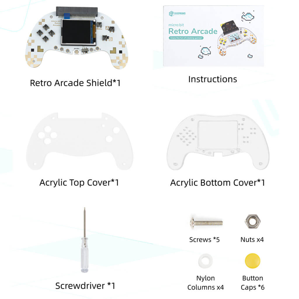 elecfreaks micro:bit retro programming arcade -... ELECFREAKS Retro Programming Arcade with micro:bit | Steam Rocket | Fun ...