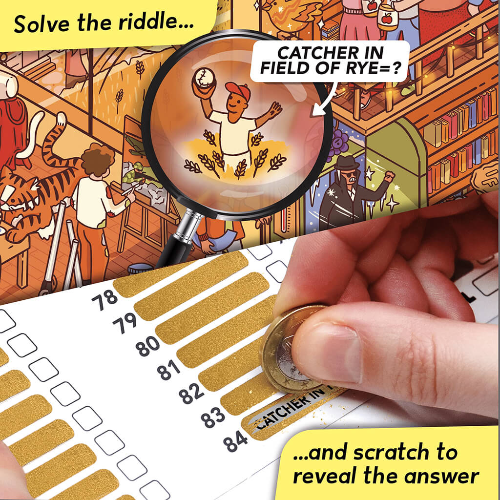 Riddle Pics: Mayhem in the Library - Big Potato | Steam Rocket | Fun ...