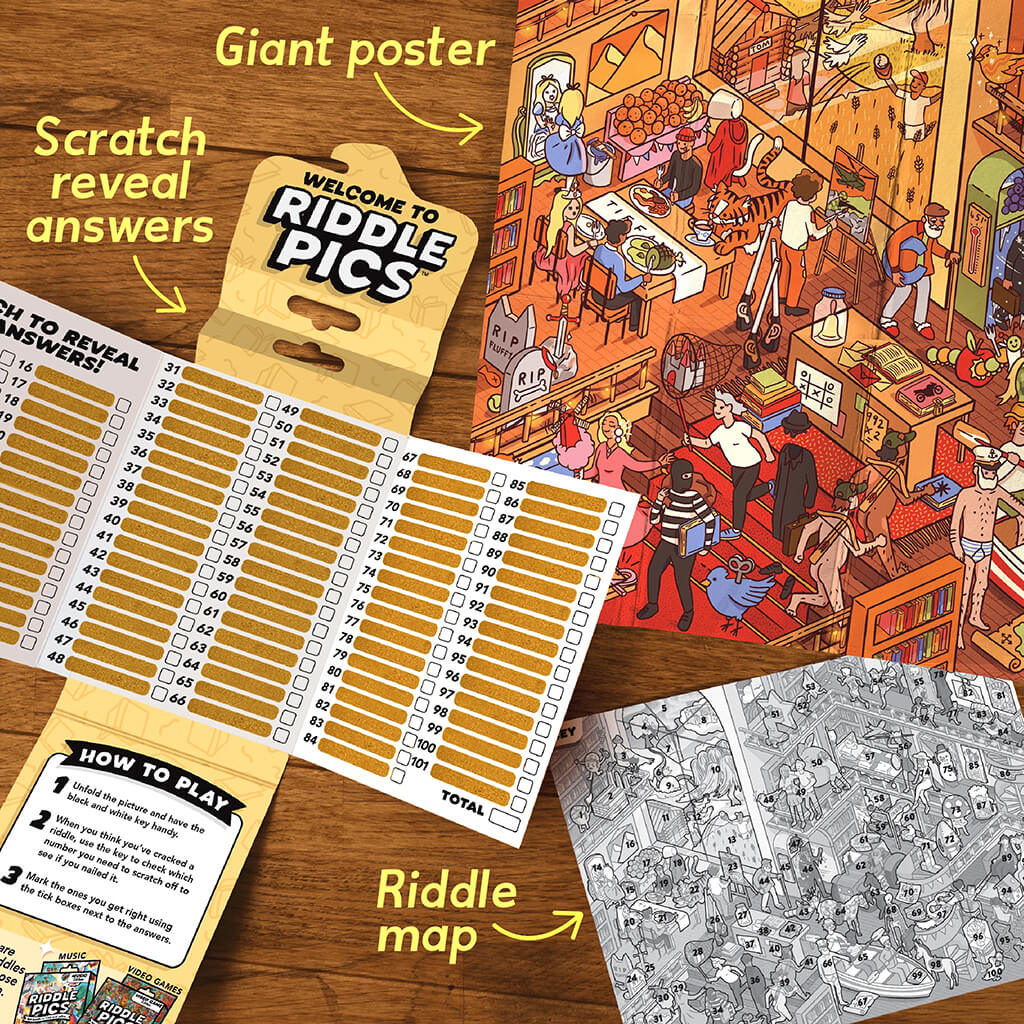 Library Riddle Print Out Riddle Pics: Mayhem in the Library - Big Potato | Steam Rocket | Fun ...