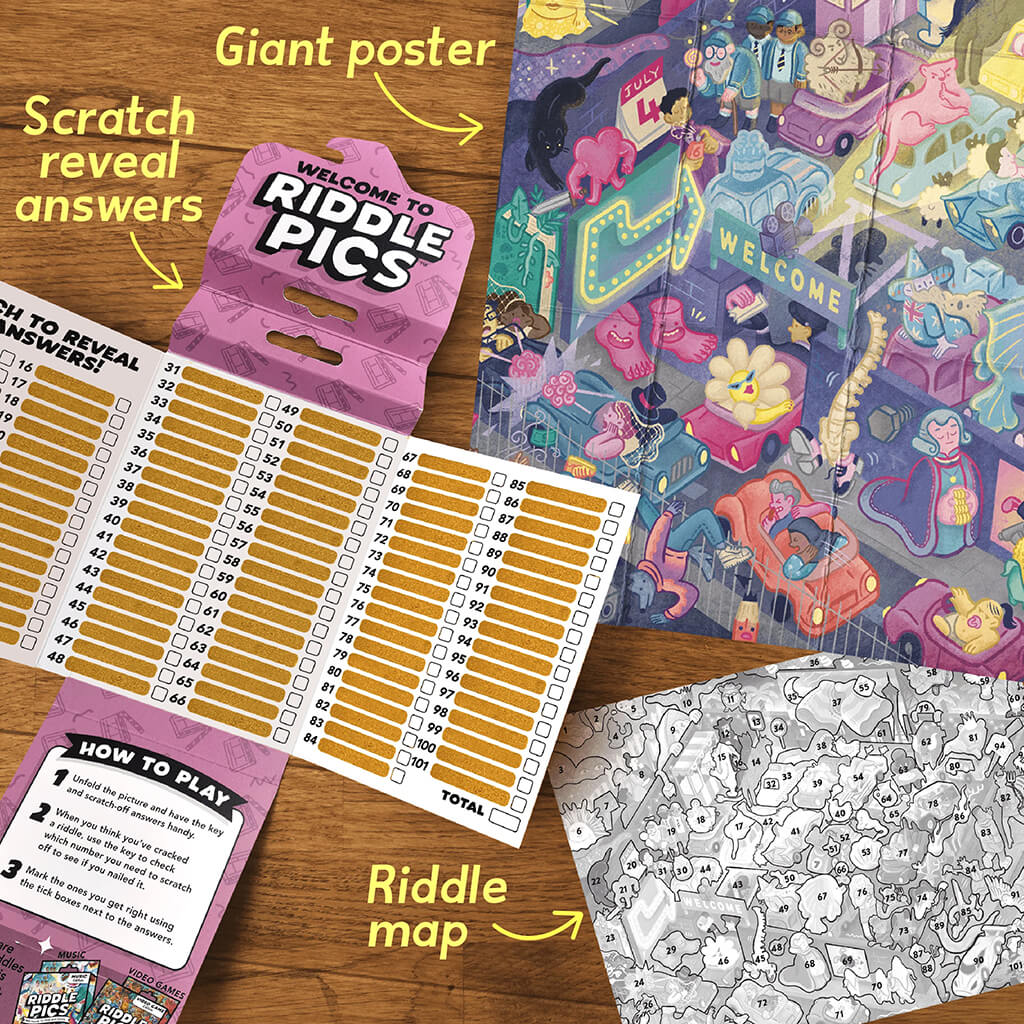 Riddle Pics: Night at the Movies - Big Potato | Steam Rocket | Fun ...