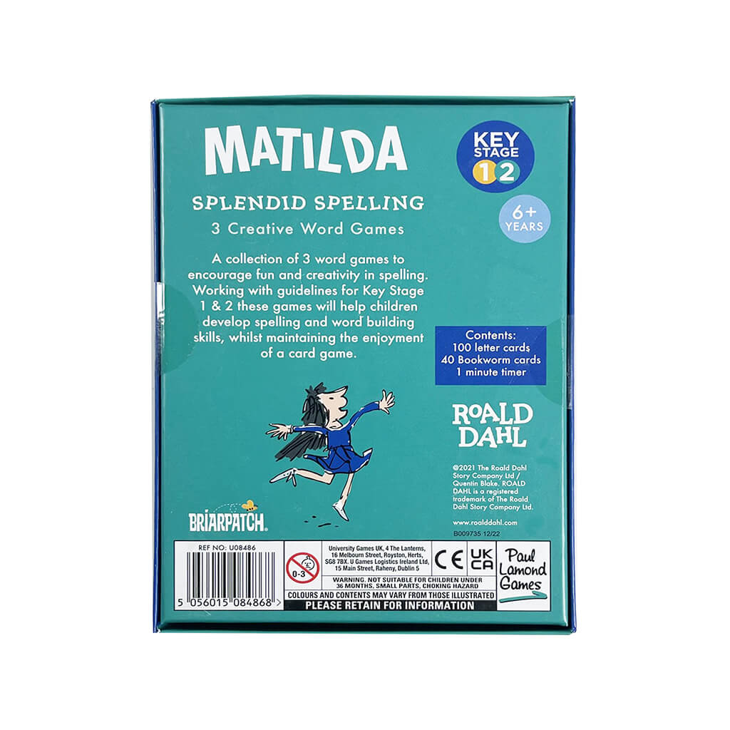 Roald Dahl Matilda Playing Cards – Officially Licensed Poker Deck With Character Designs