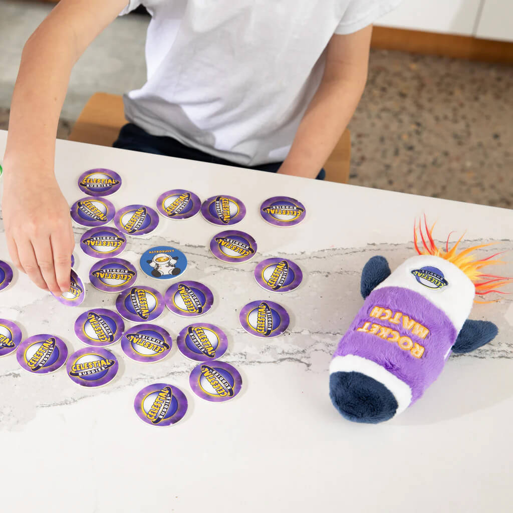 Rocket Match: Memory & Matching Game - Celestial Buddies