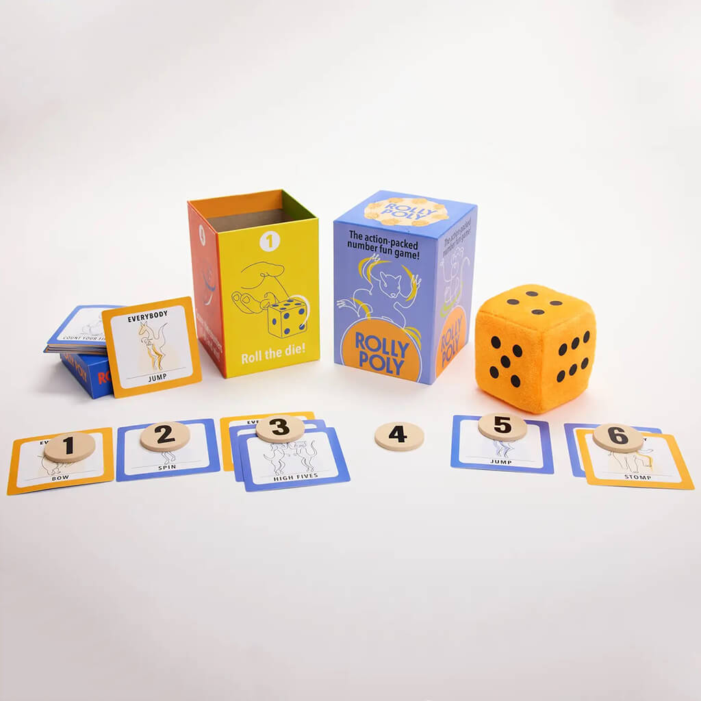 Rolly Poly: The Action Packed Number Fun Game - Math For Love (DAMAGED BOX)