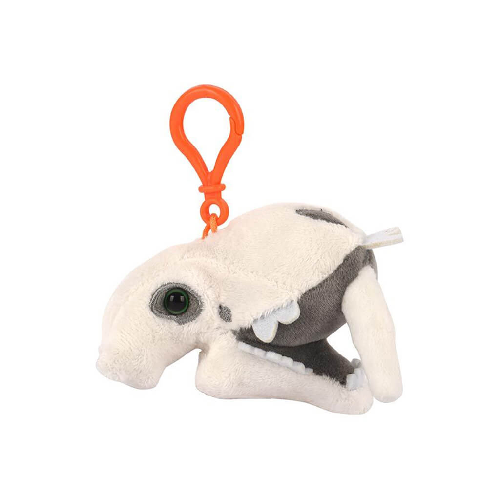 Sabre-Toothed Tiger (Smilodon) Skull Key Ring - Giant Microbes (Fuzzy Fossils)