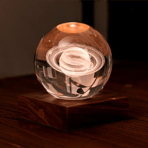 Saturn Amber Crystal Light - Gingko Design